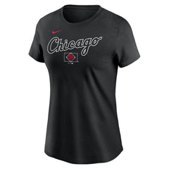 Chicago White Sox Women's 2025 City Connect Wordmark T-Shirt - Black | Nike