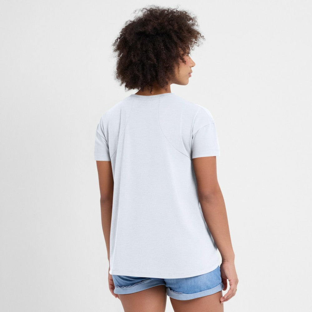 Colorado Rockies Women's 2025 City Connect Flowy Fashion Tri-Blend Dri-FIT T-Shirt - White | Nike