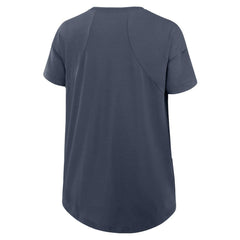 Los Angeles Dodgers Women's 2025 City Connect Flowy Fashion Tri-Blend Dri-FIT T-Shirt - Charcoal | Nike