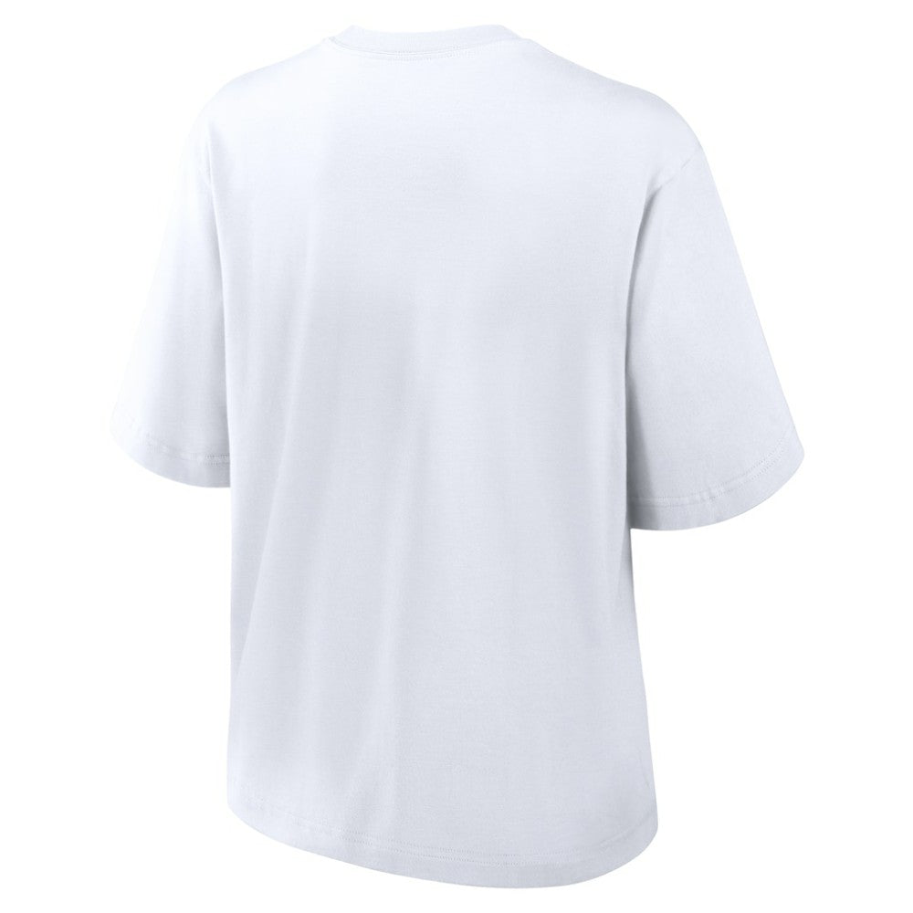Colorado Rockies Women's 2025 City Connect Logo Boxy T-Shirt - White | Nike