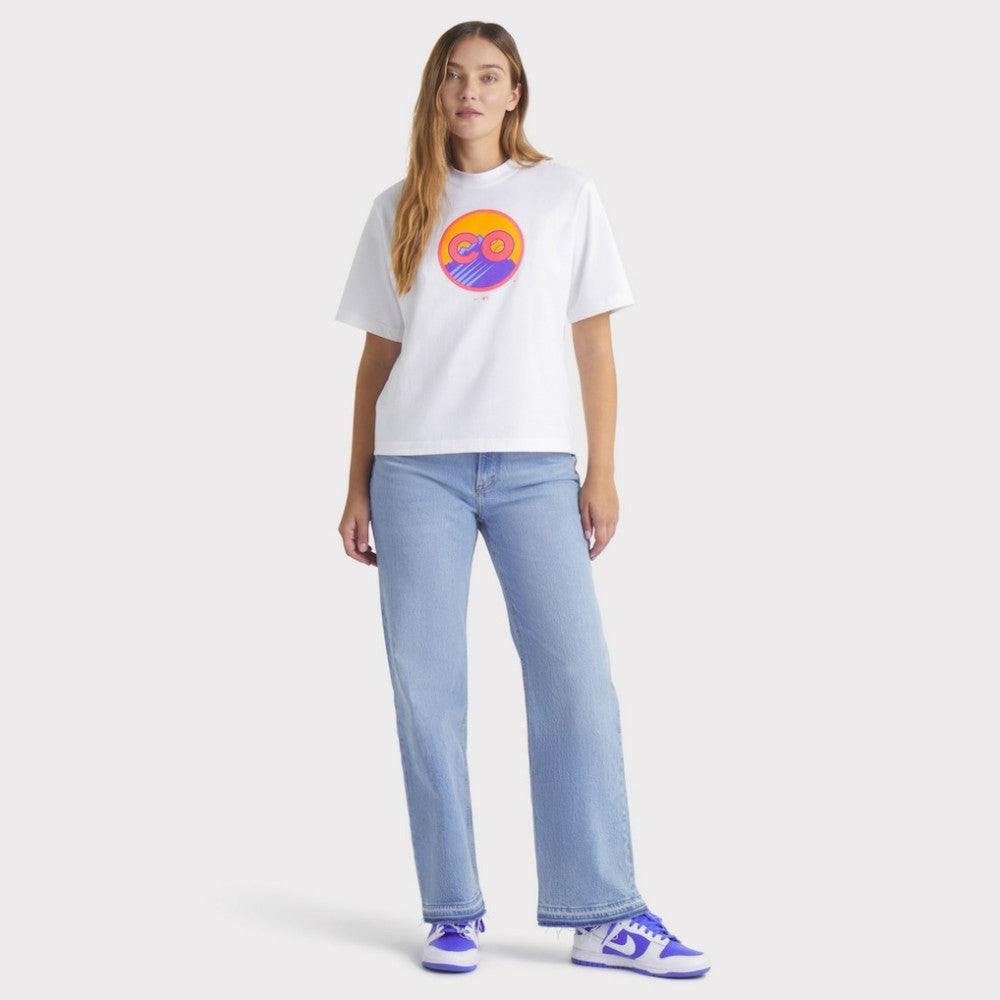 Colorado Rockies Women's 2025 City Connect Logo Boxy T-Shirt - White | Nike