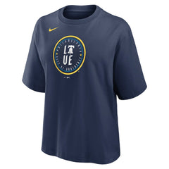 Philadelphia Phillies Women's City Connect Logo Boxy T-Shirt - Navy | Nike