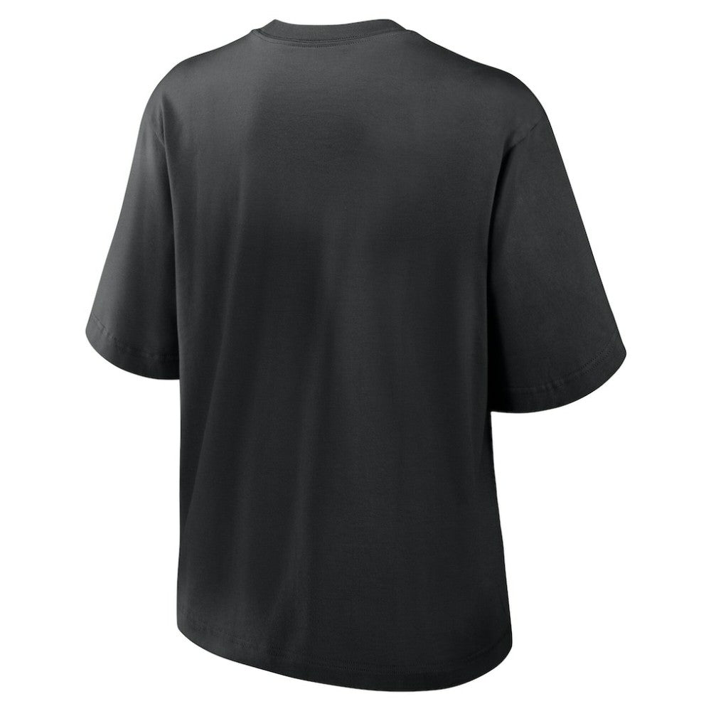 Chicago White Sox Women's 2025 City Connect Logo Boxy T-Shirt - Black | Nike