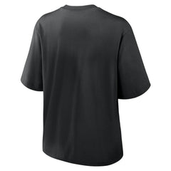 Chicago White Sox Women's 2025 City Connect Logo Boxy T-Shirt - Black | Nike