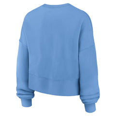St. Louis Cardinals Women's Oversized High Hip Pullover Sweatshirt - Light Blue | Nike