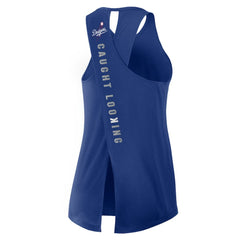 Los Angeles Dodgers Open-Back Crisscross Dri-FIT Tank Top - Royal | Nike