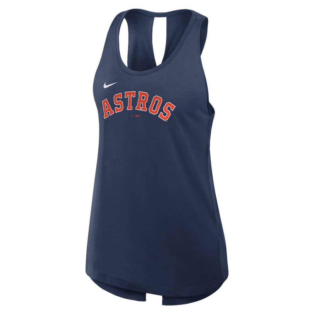 Houston Astros Open-Back Crisscross Dri-FIT Tank Top - Navy | Nike