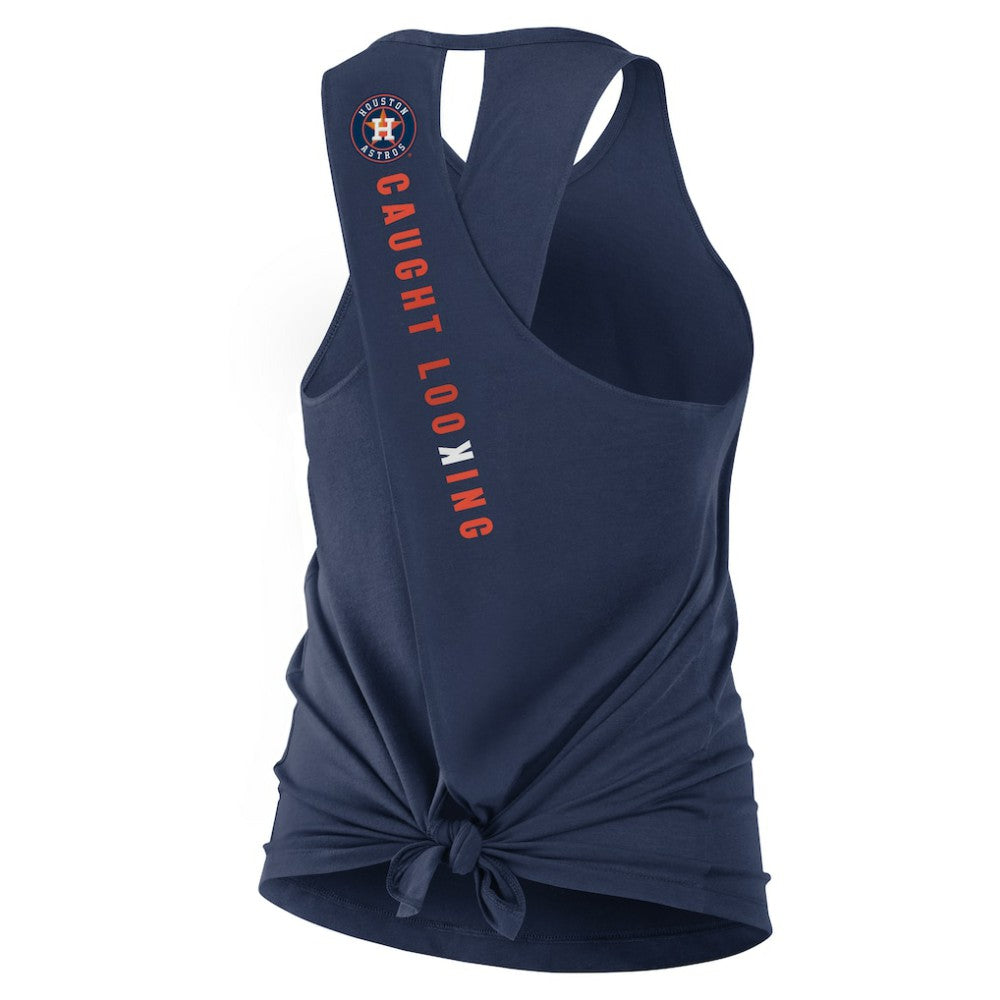 Houston Astros Open-Back Crisscross Dri-FIT Tank Top - Navy | Nike