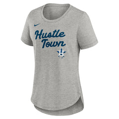 Houston Astros Women's Script Tri-Blend T-Shirt - Heather Gray | Nike