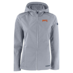 Pittsburgh Pirates Cutter & Buck Women's Evoke Eco Softshell Recycled Full-Zip Jacket - Gray