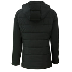 San Francisco Giants Cutter & Buck Women's  Evoke Hybrid Eco Softshell Recycled Full-Zip Hoodie Jacket - Black