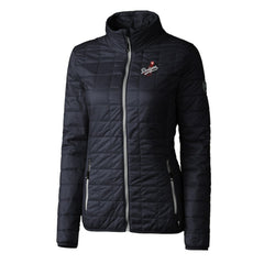 Los Angeles Dodgers Cutter & Buck Women's Rainier PrimaLoft Eco Insulated Full-Zip Puffer Jacket - Navy