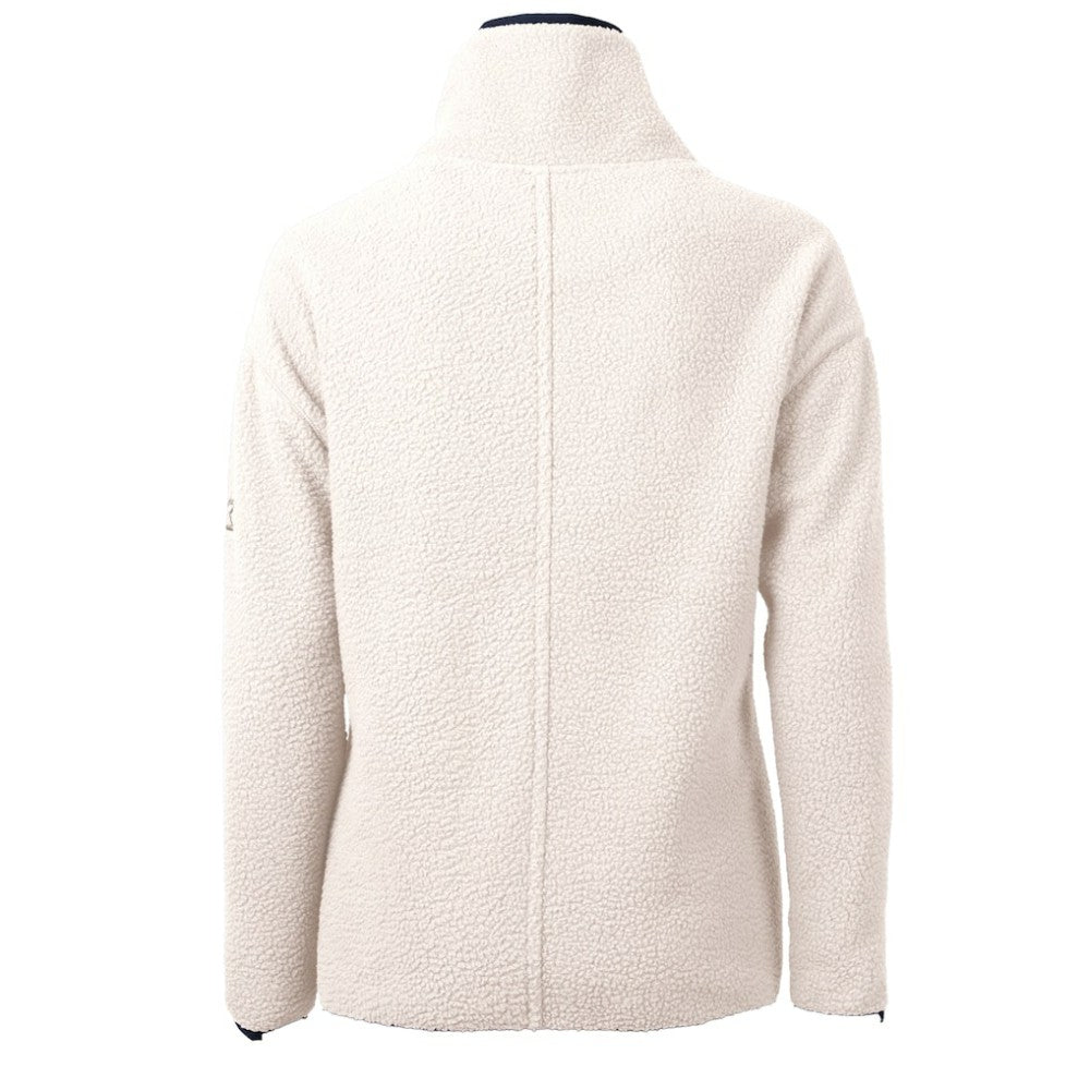 Detroit Tigers Cutter & Buck Women's  Cascade Eco Sherpa Fleece Half-Zip Pullover Jacket - Cream