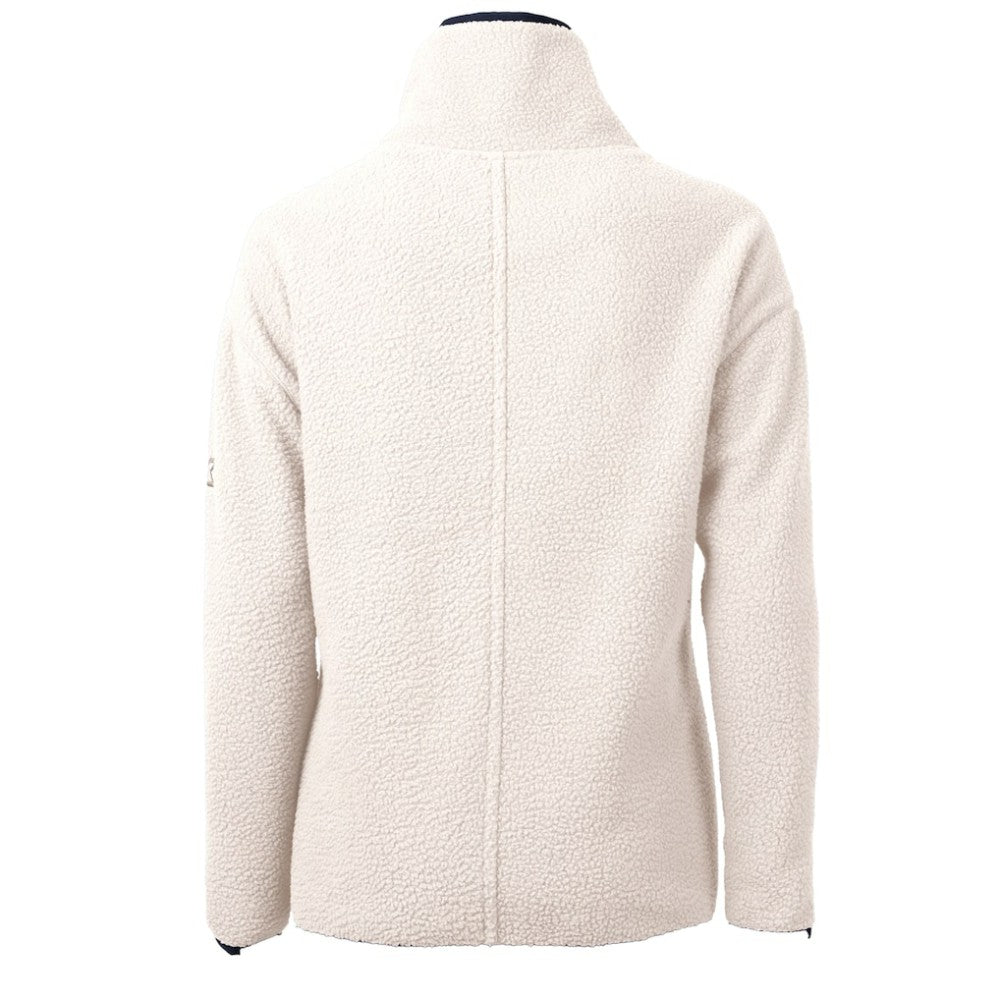 Baltimore Orioles Cutter & Buck Women's  Cascade Eco Sherpa Fleece Half-Zip Pullover Jacket - Cream