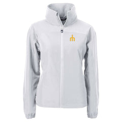 Seattle Mariners Cutter & Buck Women's  Charter Eco Recycled Full-Zip Jacket - Gray