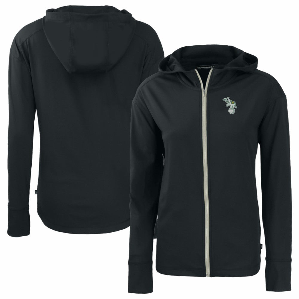 Athletics Cutter & Buck Women's Daybreak Eco Recycled Full-Zip Hoodie Jacket - Black