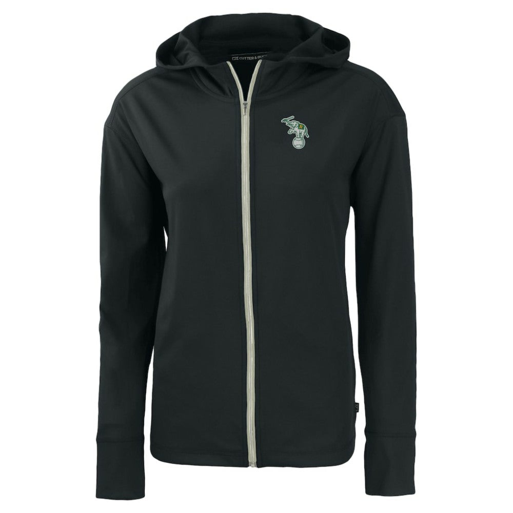 Athletics Cutter & Buck Women's Daybreak Eco Recycled Full-Zip Hoodie Jacket - Black