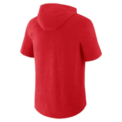 St. Louis Cardinals Clubhouse Optimal Play Raglan Hoodie T-Shirt - Red