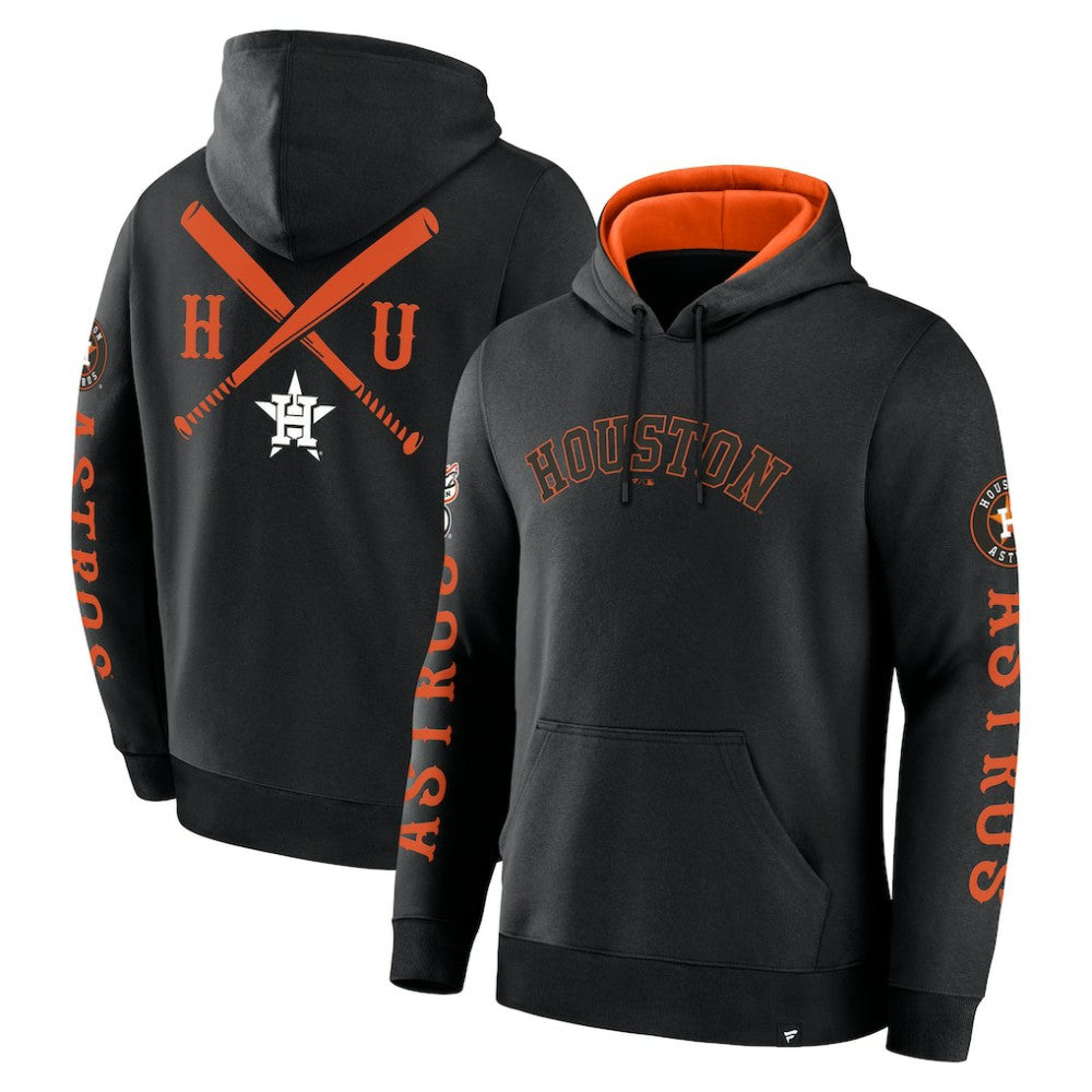Houston Astros Big City Legacy Fleece Pullover Hoodie - Black