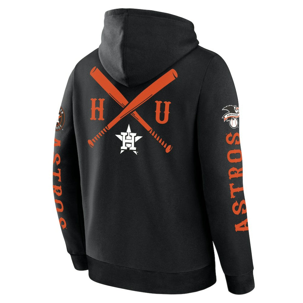 Houston Astros Big City Legacy Fleece Pullover Hoodie - Black