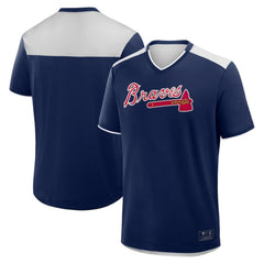 Atlanta Braves Walk Off V-Neck T-Shirt - Navy