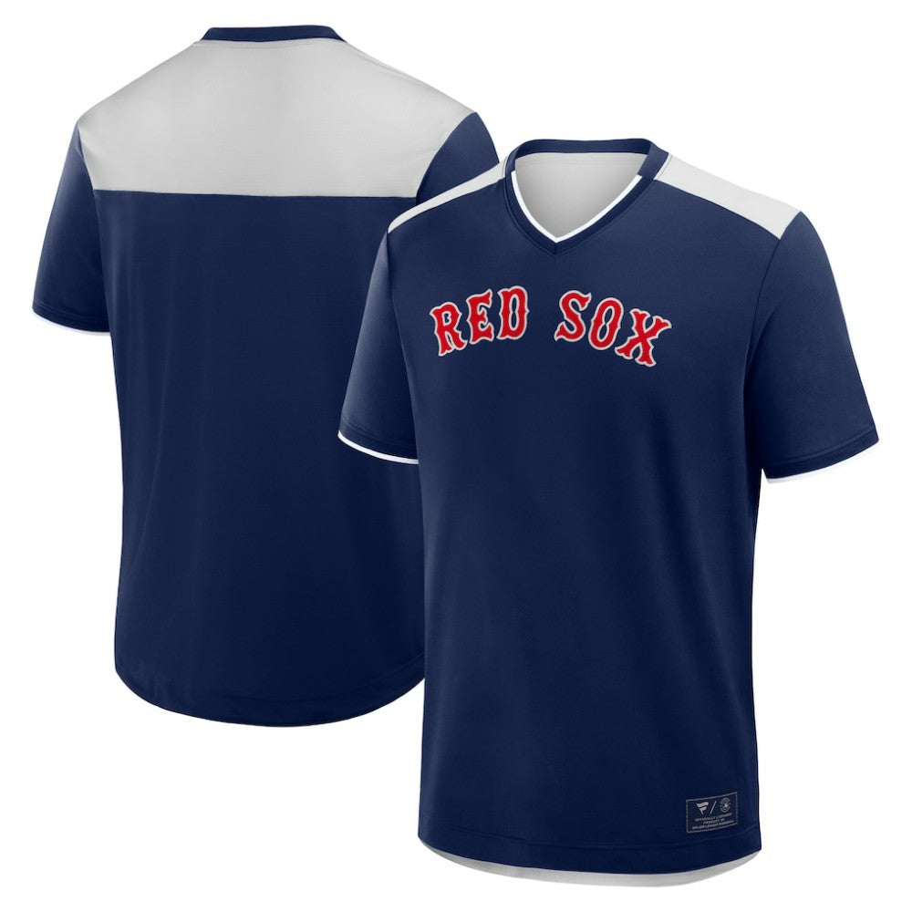 Boston Red Sox Walk Off V-Neck T-Shirt - Navy