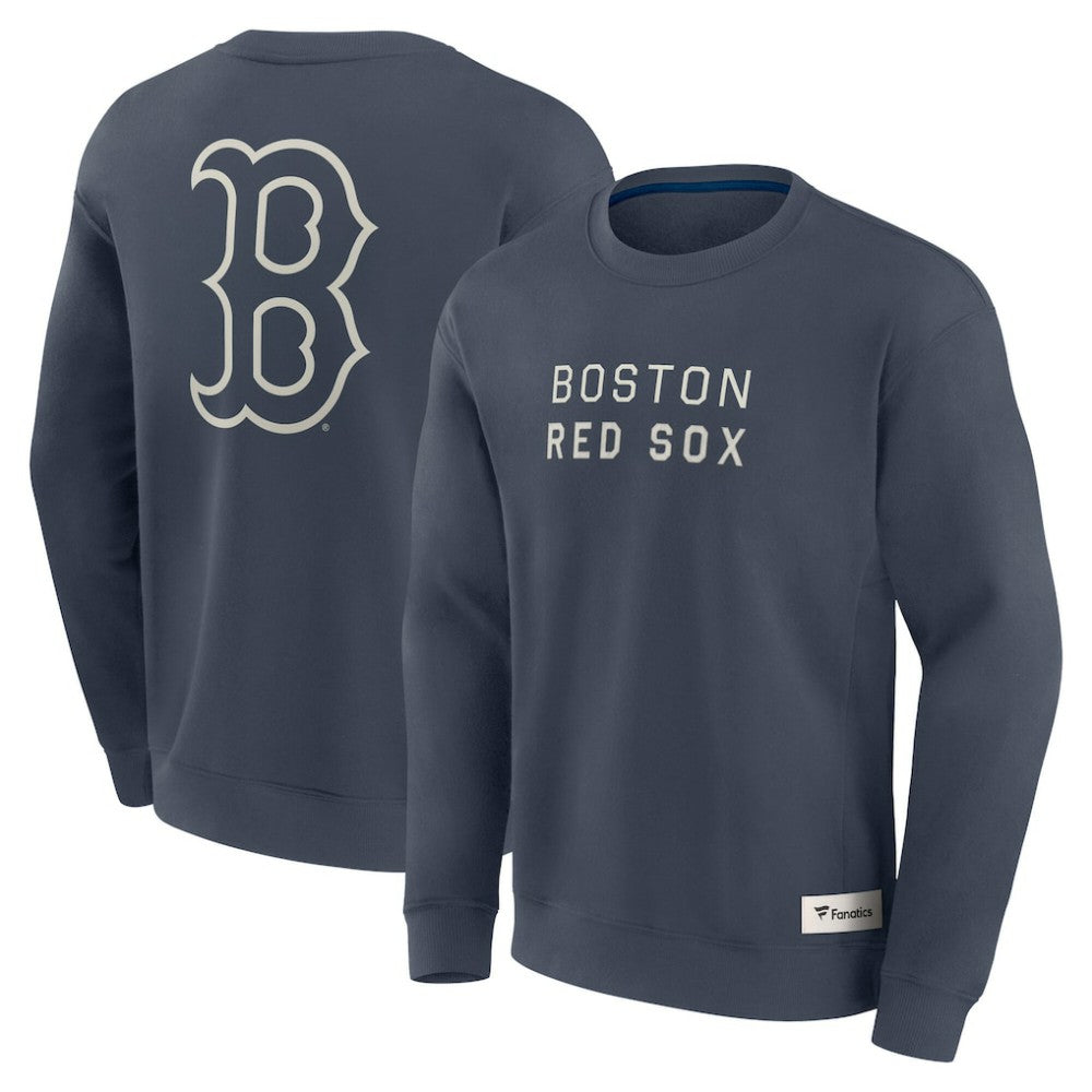 Boston Red Sox Elements Future Ground Lettering Pullover Sweatshirt - Blue