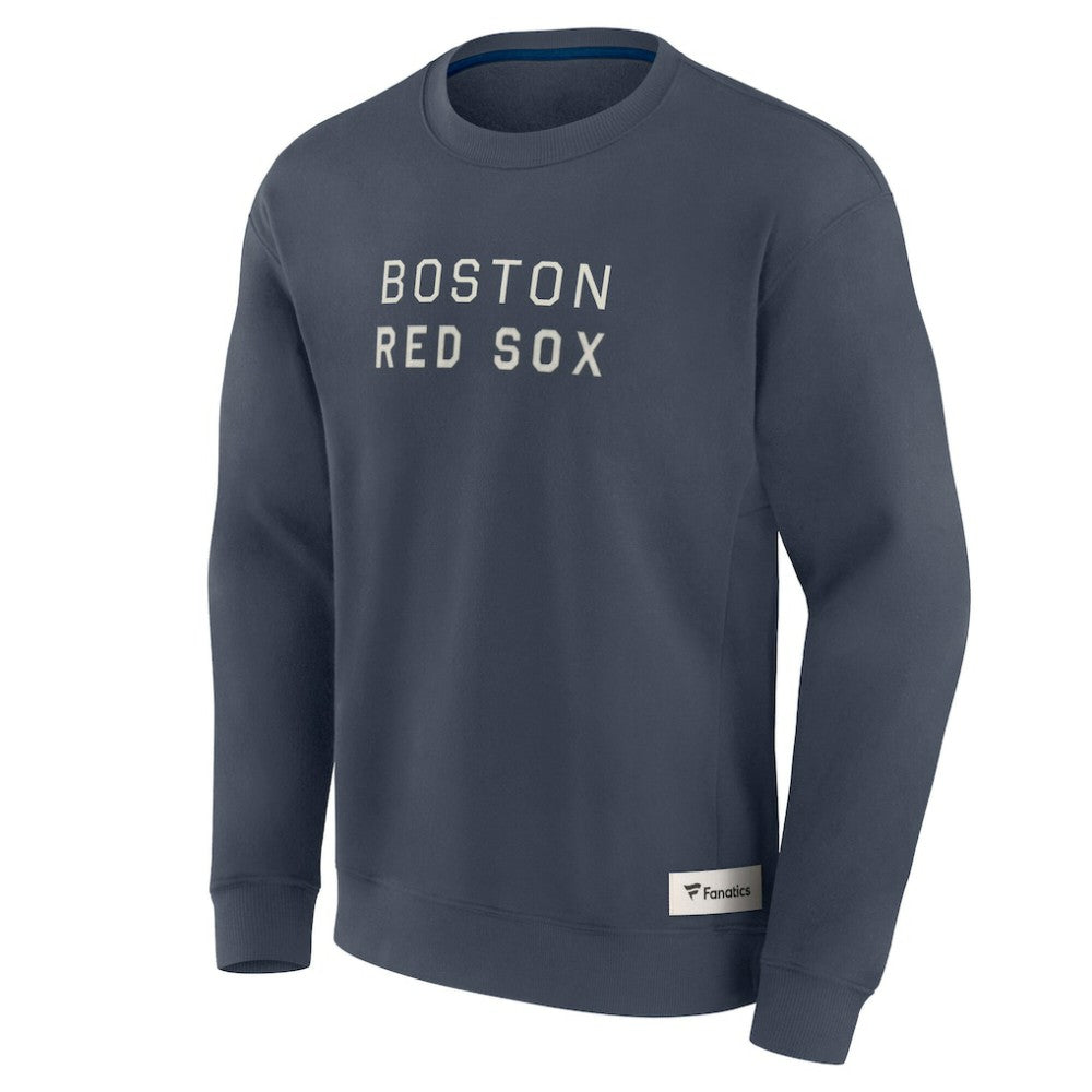 Boston Red Sox Elements Future Ground Lettering Pullover Sweatshirt - Blue
