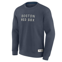 Boston Red Sox Elements Future Ground Lettering Pullover Sweatshirt - Blue
