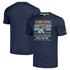 NFL Chicago Bears Walter Payton  Homage Unisex Tecmo Bowl Retired Player Graphic Tri-Blend T-Shirt