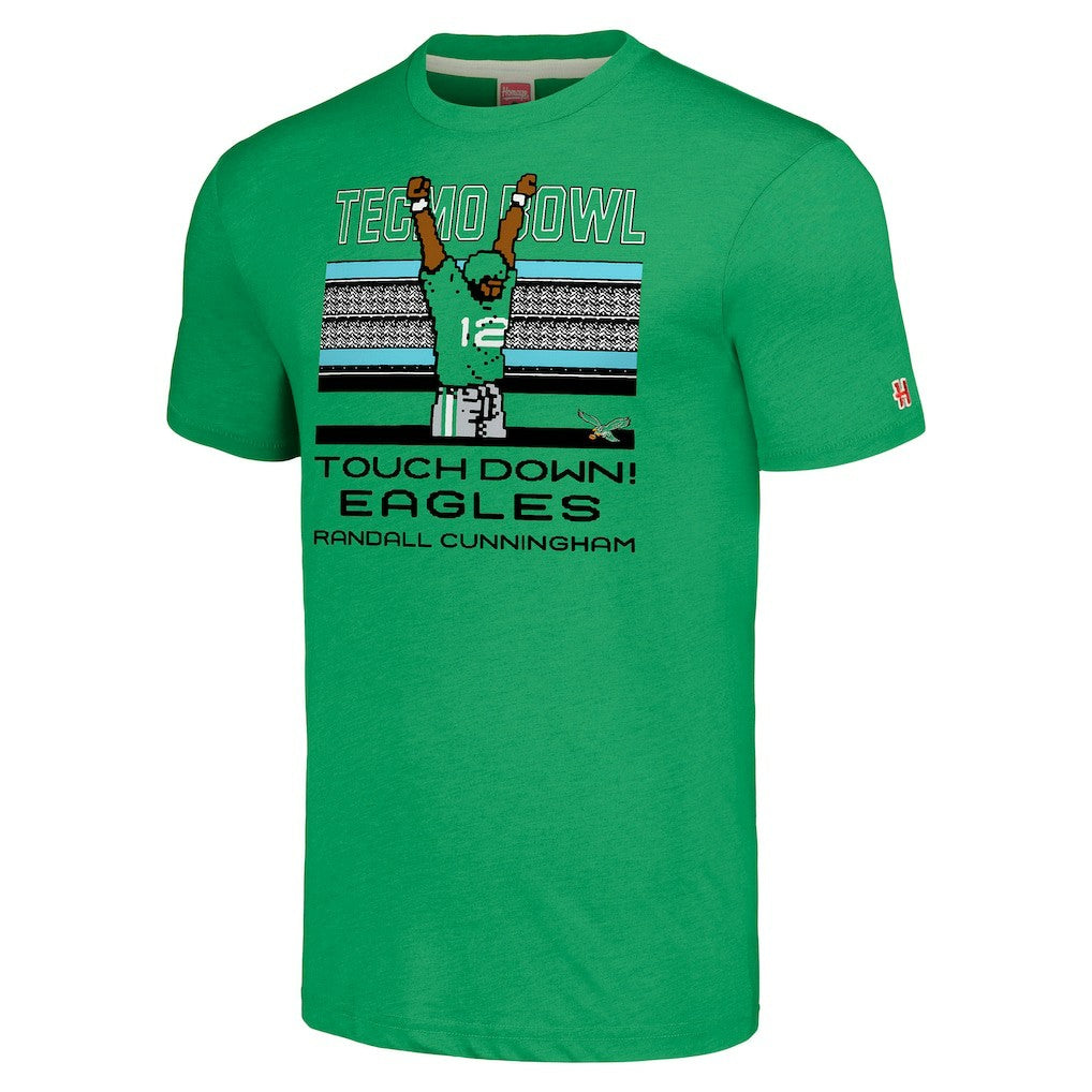 NFL Philadelphia Eagles Randall Cunningham  Homage Unisex Tecmo Bowl Retired Player Graphic Tri-Blend T-Shirt