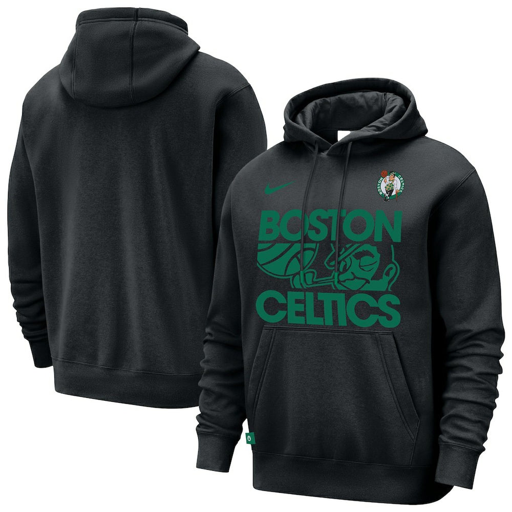 Boston Celtics Courtside Club Pullover Hoodie - Black | Nike cheap