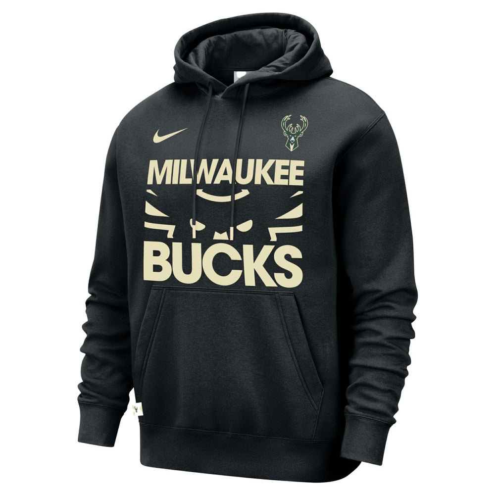 Milwaukee Bucks Courtside Club Pullover Hoodie - Black | Nike cheap