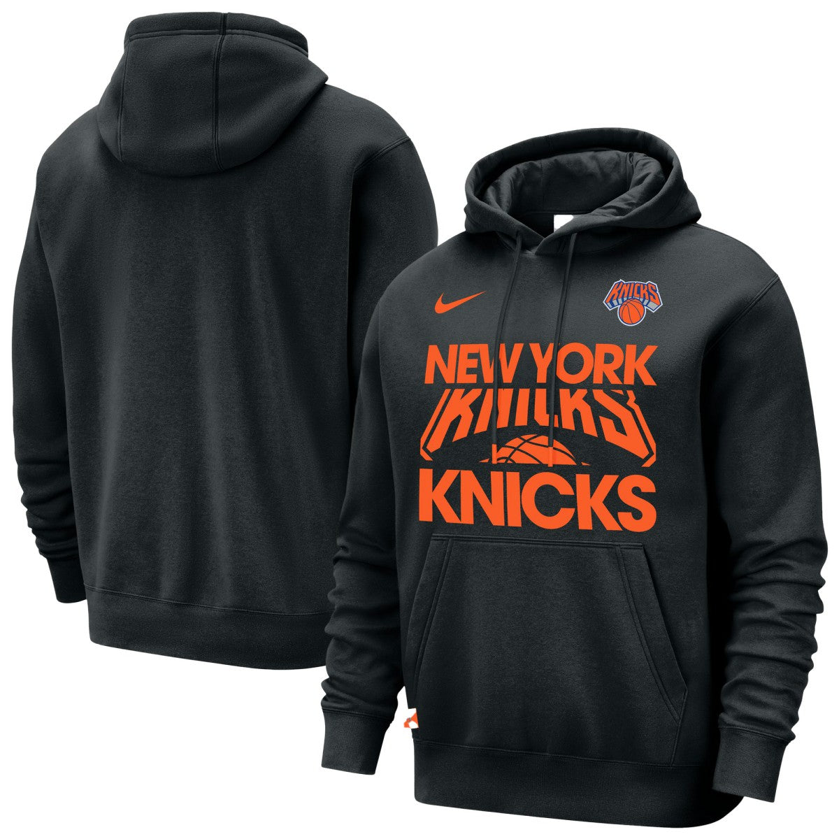 New York Knicks Courtside Club Pullover Hoodie - Black | Nike online