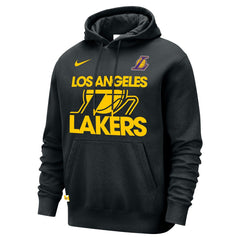 Los Angeles Lakers Courtside Club Pullover Hoodie - Black | Nike discount