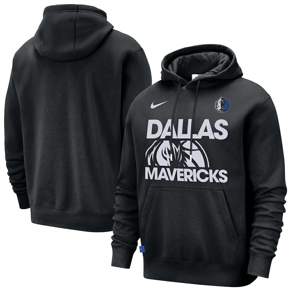 Dallas Mavericks Courtside Club Pullover Hoodie sale - Black | Nike outlet