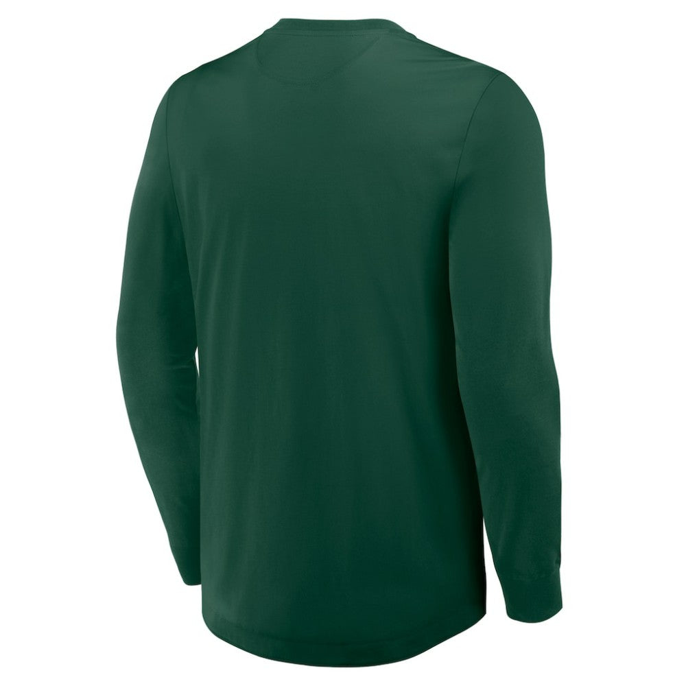 Minnesota Wild Fanatics Adrenaline Push Long Sleeve Henley Shirt