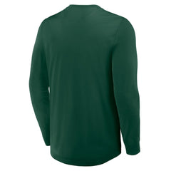 Minnesota Wild Fanatics Adrenaline Push Long Sleeve Henley Shirt