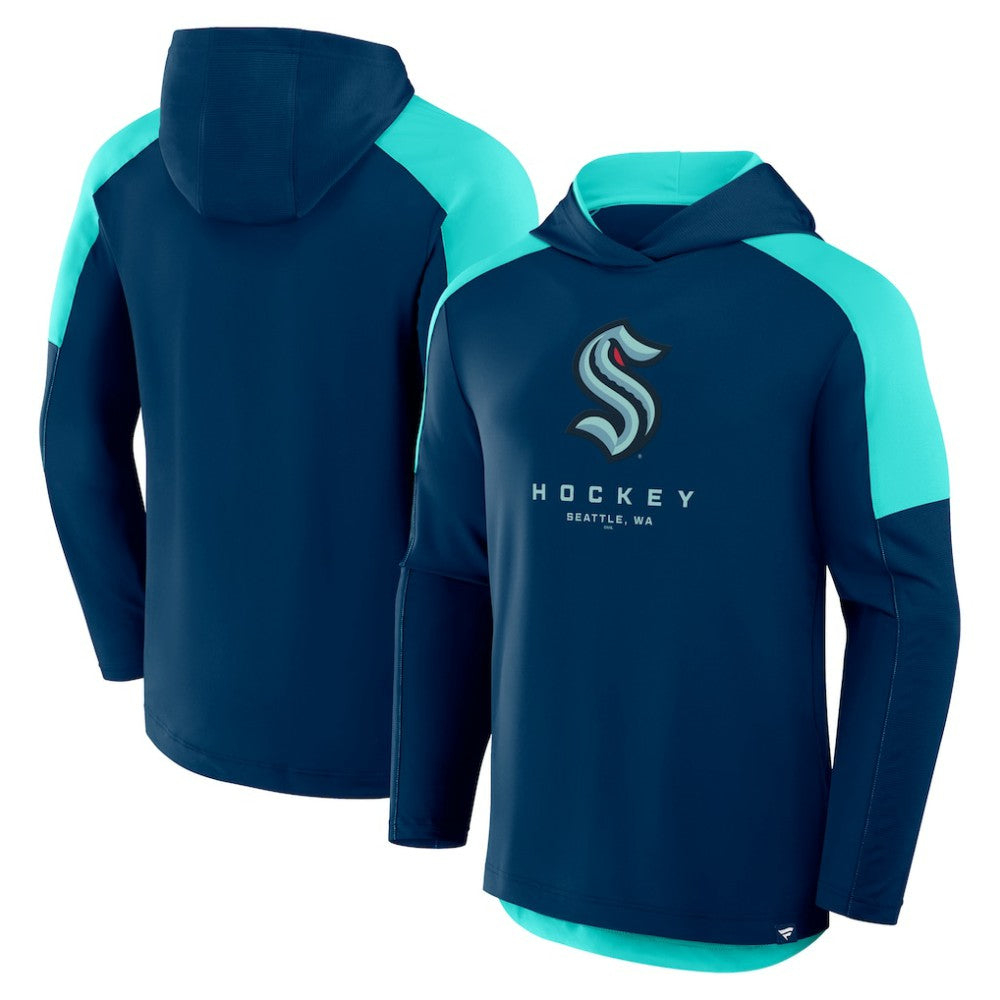 Seattle Kraken Fanatics Meta Game Transitional Pullover Hoodie