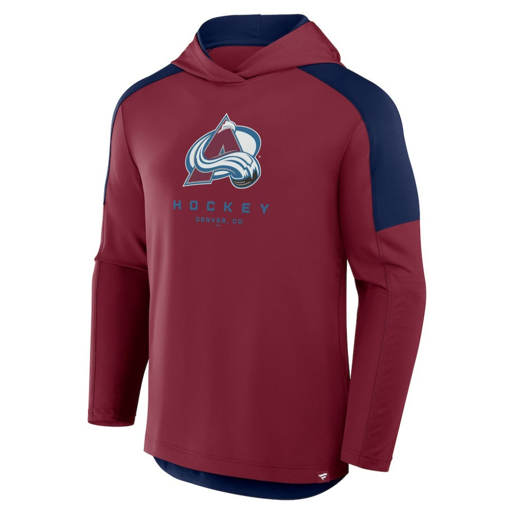 Colorado Avalanche Fanatics Meta Game Transitional Pullover Hoodie