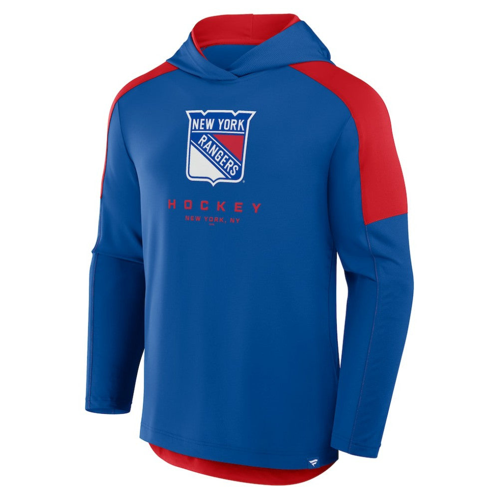 New York Rangers Fanatics Meta Game Transitional Pullover Hoodie
