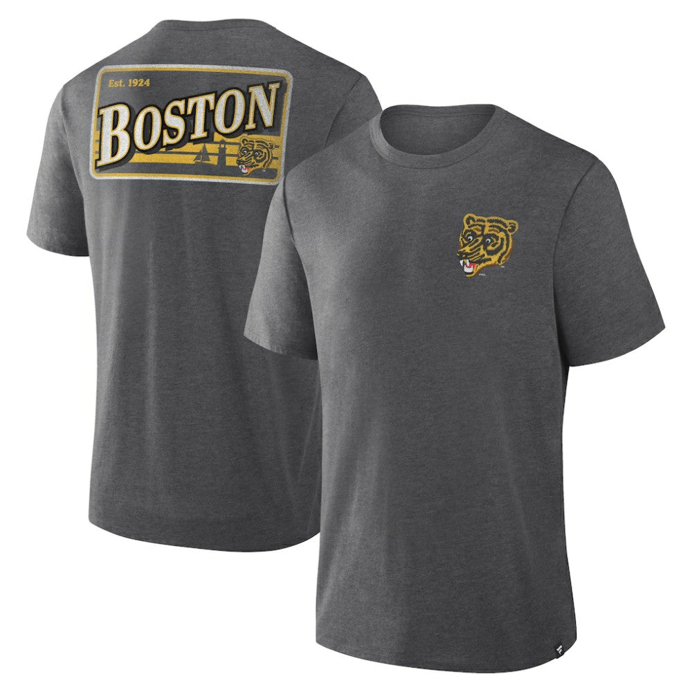 Boston Bruins Fanatics Fan Lanes Tri-Blend T-Shirt