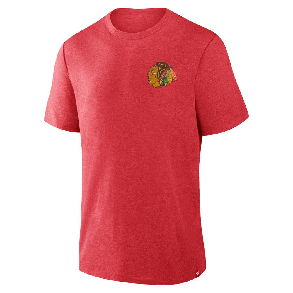 Chicago Blackhawks Fanatics Fan Lanes Tri-Blend T-Shirt