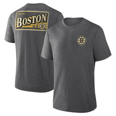 Boston Bruins Fanatics Fan Lanes Tri-Blend T-Shirt