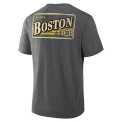 Boston Bruins Fanatics Fan Lanes Tri-Blend T-Shirt