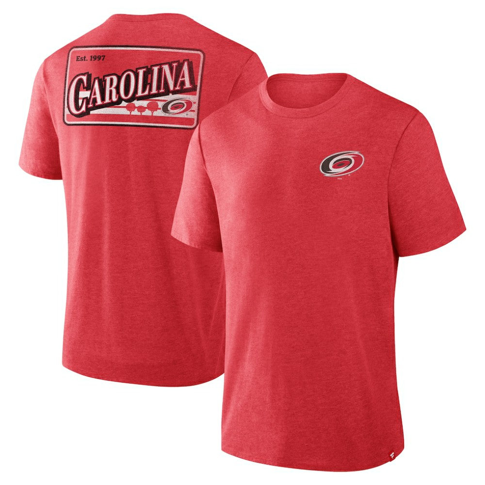 Carolina Hurricanes Fanatics Fan Lanes Tri-Blend T-Shirt