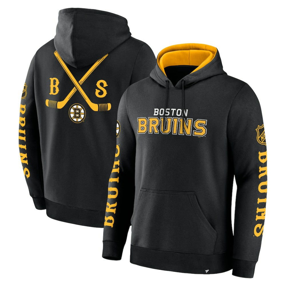Boston Bruins Fanatics Big City Legacy Fleece Pullover Hoodie