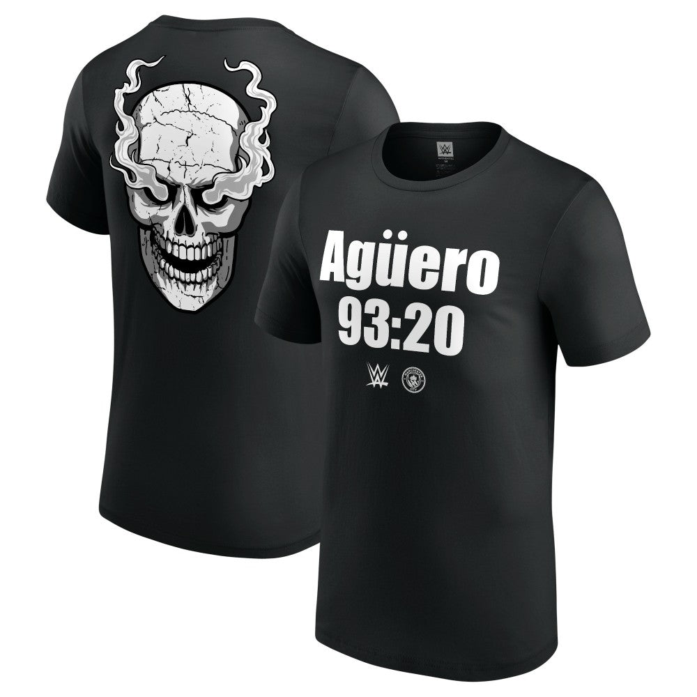 "Stone Cold" Steve Austin WWE x Manchester City Aguero 93:20 T-Shirt / Soccer Sale