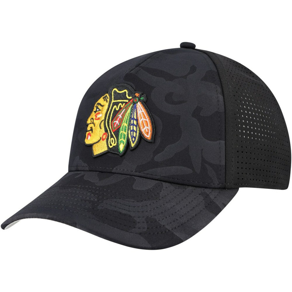 Chicago Blackhawks American Needle Valin Camo Super Tech Vented Adjustable Hat