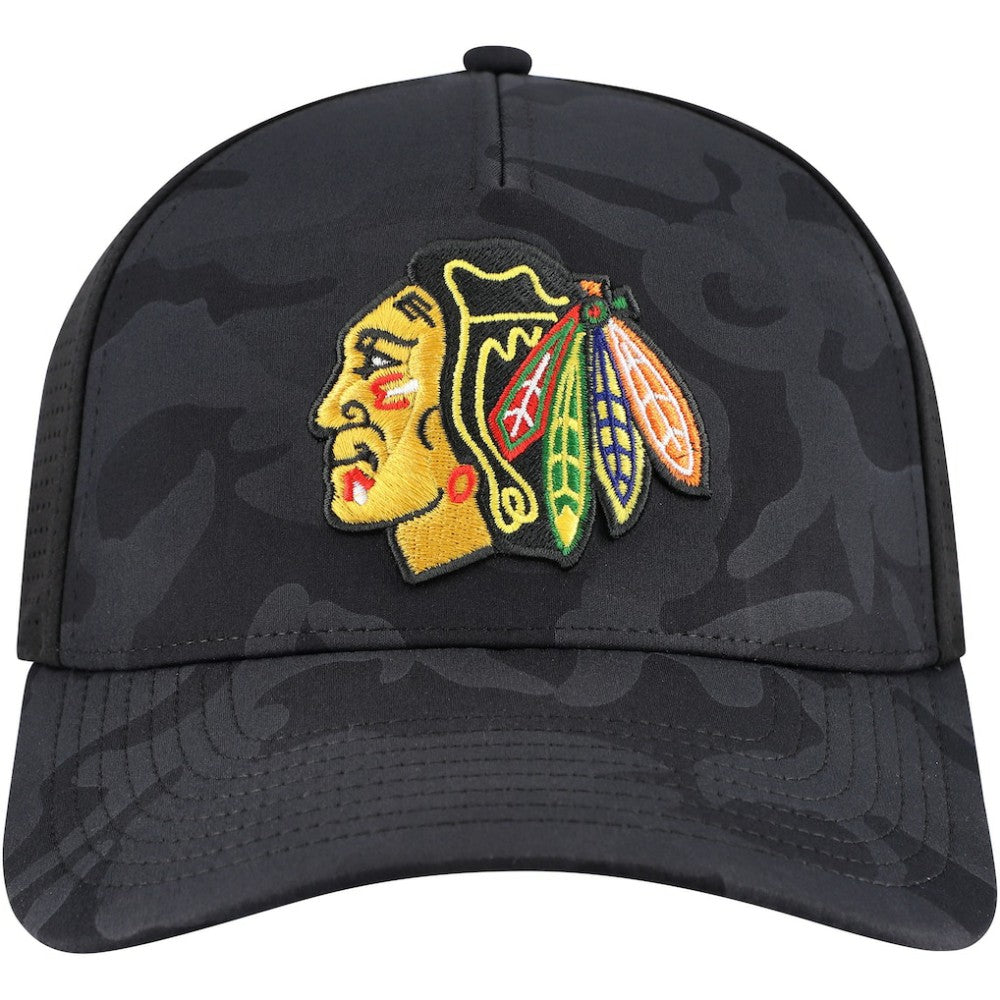 Chicago Blackhawks American Needle Valin Camo Super Tech Vented Adjustable Hat